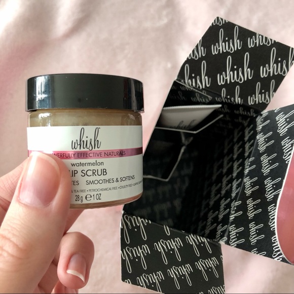 Whish Lip Treatment Duo • Lip Scrub and Lip Balm • Watermelon NIB 🍉 - Picture 2 of 7